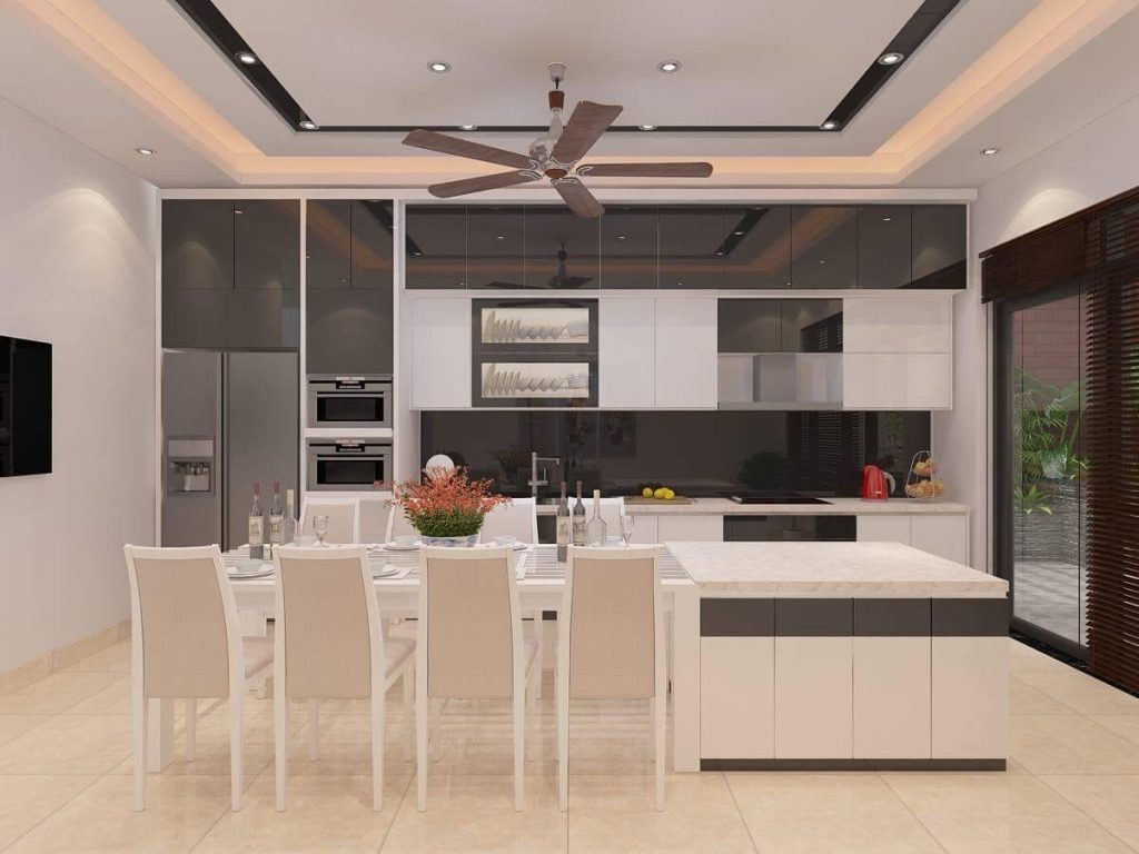 tủ bếp nhà chị hoa thanh miện hải hương