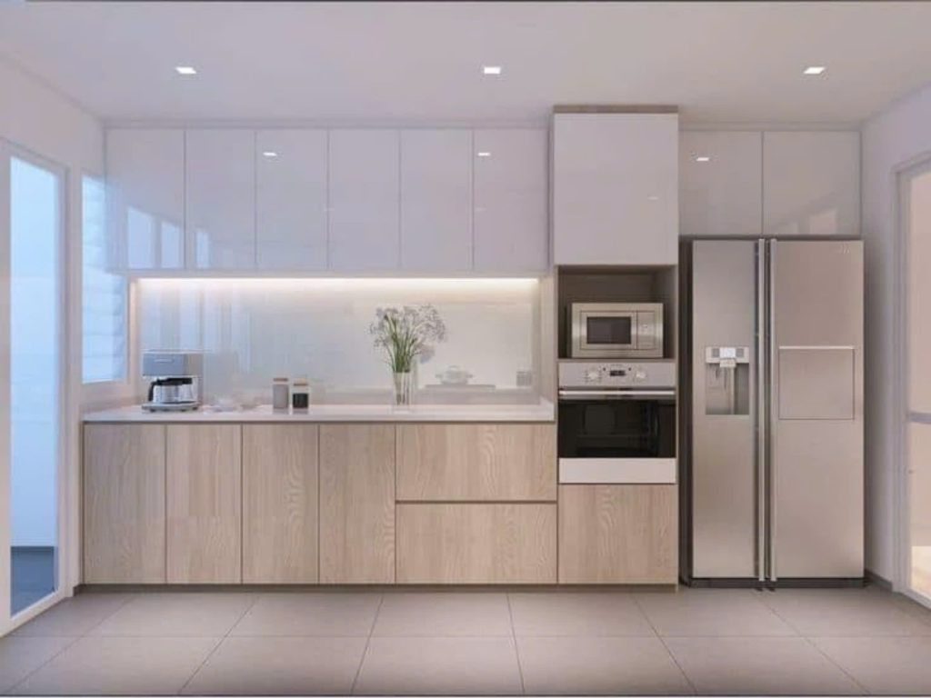 tủ bếp nhựa acrylic hải phòng