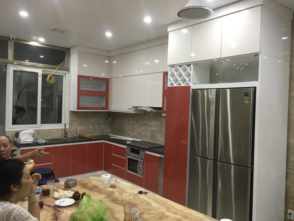 tủ bếp nhựa hải dương